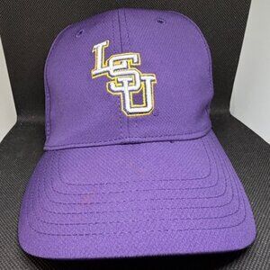 LSU Tigers Baseball Hat Purple Top of the World Adjustable NCAA Cap
